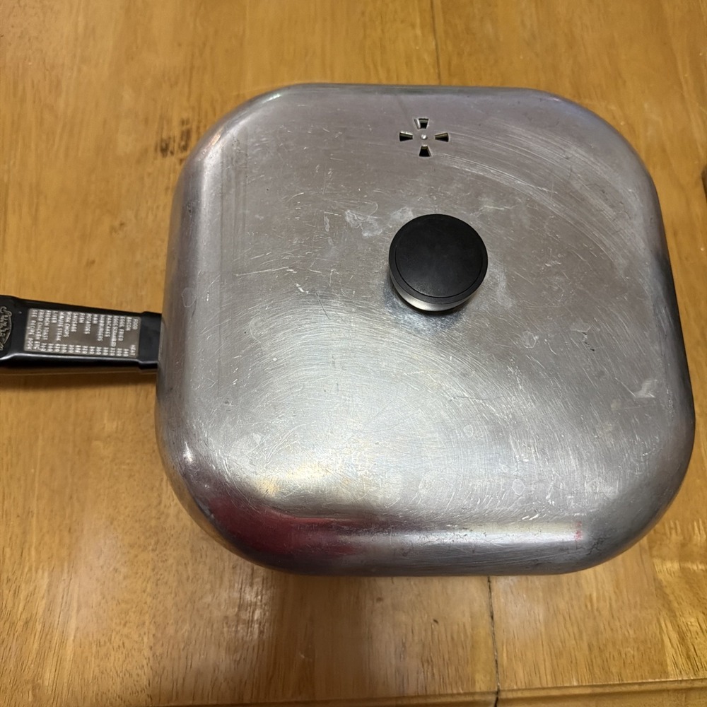 Vintage Sunbeam Electric Skillet Aluminum Fry Pan Model FP-10A